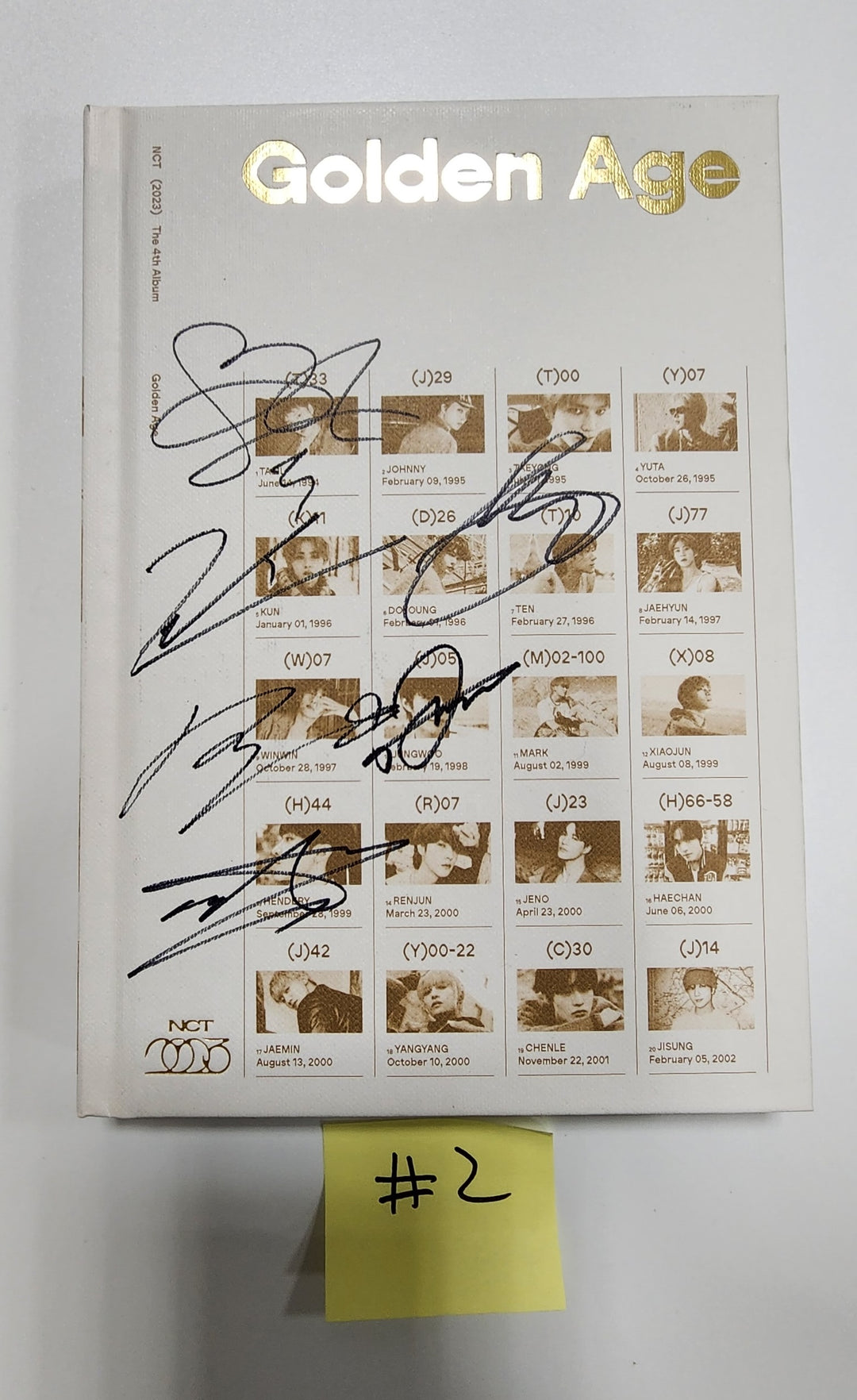 NCT "Golden Age" - Hand Autographed(Signed) Promo Album [23.09.05] - HALLYUSUPERSTORE