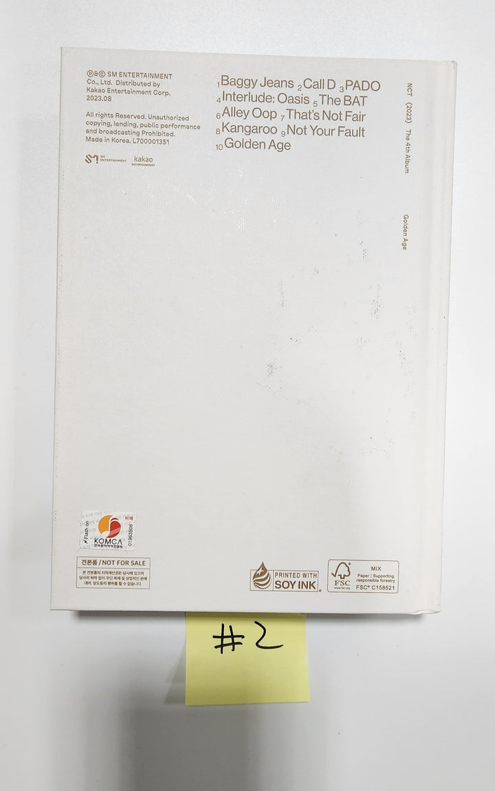 NCT "Golden Age" - Hand Autographed(Signed) Promo Album [23.09.05] - HALLYUSUPERSTORE