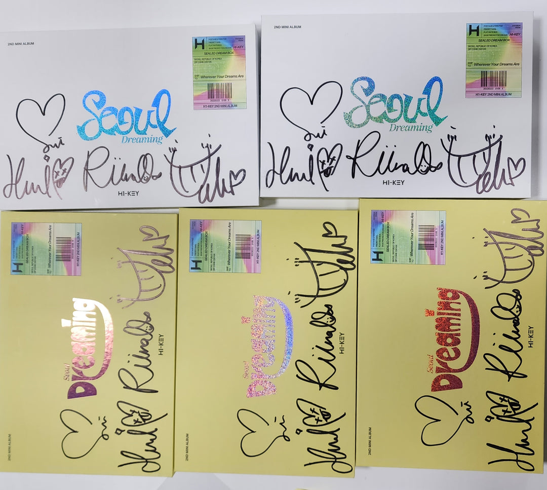 H1-KEY "Seoul Dreaming" - Hand Autographed(Signed) Promo Album [23.09.05] - HALLYUSUPERSTORE