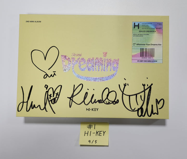 H1-KEY "Seoul Dreaming" - Hand Autographed(Signed) Promo Album [23.09.05] - HALLYUSUPERSTORE