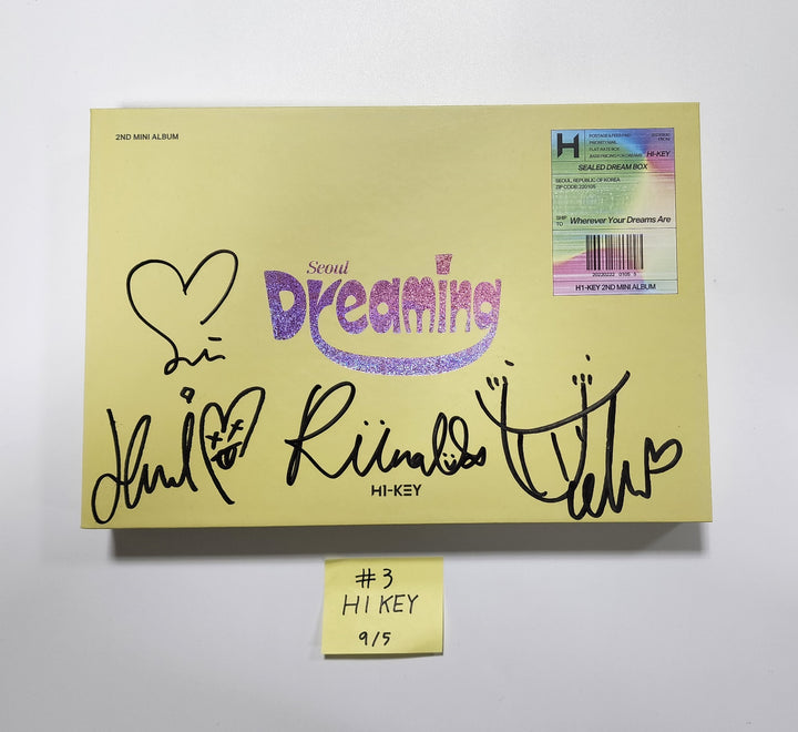 H1-KEY "Seoul Dreaming" - Hand Autographed(Signed) Promo Album [23.09.05] - HALLYUSUPERSTORE