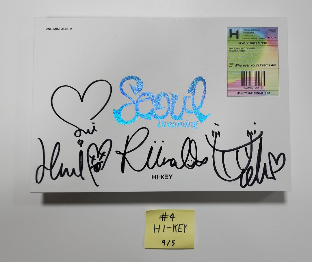 H1-KEY "Seoul Dreaming" - Hand Autographed(Signed) Promo Album [23.09.05] - HALLYUSUPERSTORE