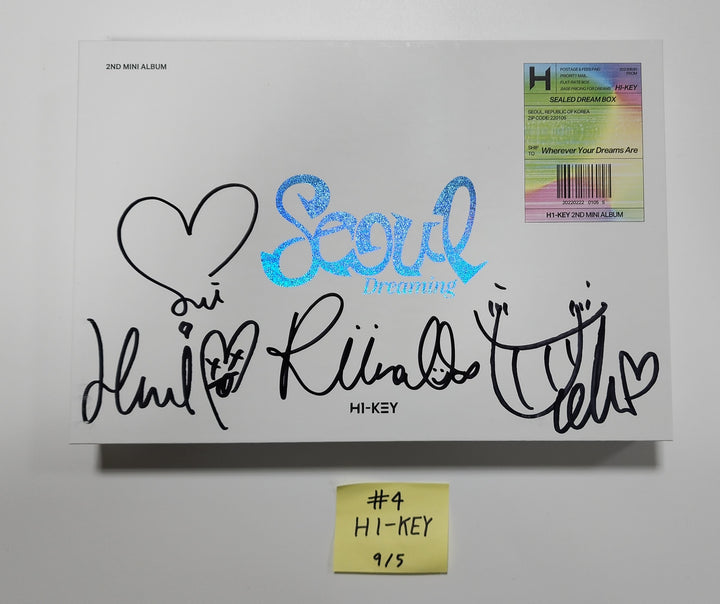 H1-KEY "Seoul Dreaming" - Hand Autographed(Signed) Promo Album [23.09.05] - HALLYUSUPERSTORE