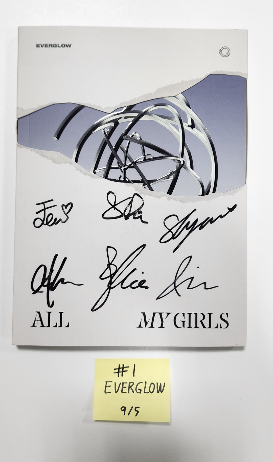 Everglow "ALL MY GIRLS" - Hand Autographed(Signed) Promo Album [23.09.05] - HALLYUSUPERSTORE