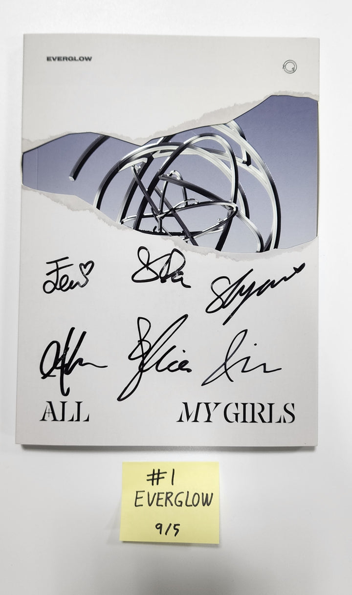 Everglow "ALL MY GIRLS" - Hand Autographed(Signed) Promo Album [23.09.05] - HALLYUSUPERSTORE