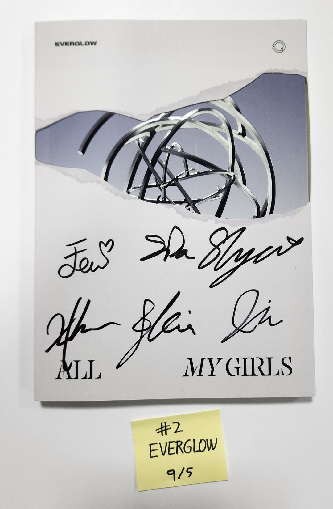 Everglow "ALL MY GIRLS" - Hand Autographed(Signed) Promo Album [23.09.05] - HALLYUSUPERSTORE