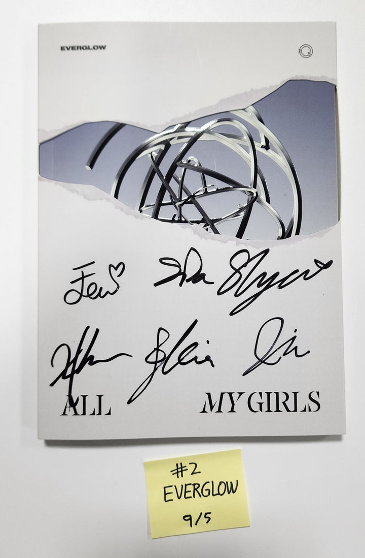 Everglow "ALL MY GIRLS" - Hand Autographed(Signed) Promo Album [23.09.05] - HALLYUSUPERSTORE