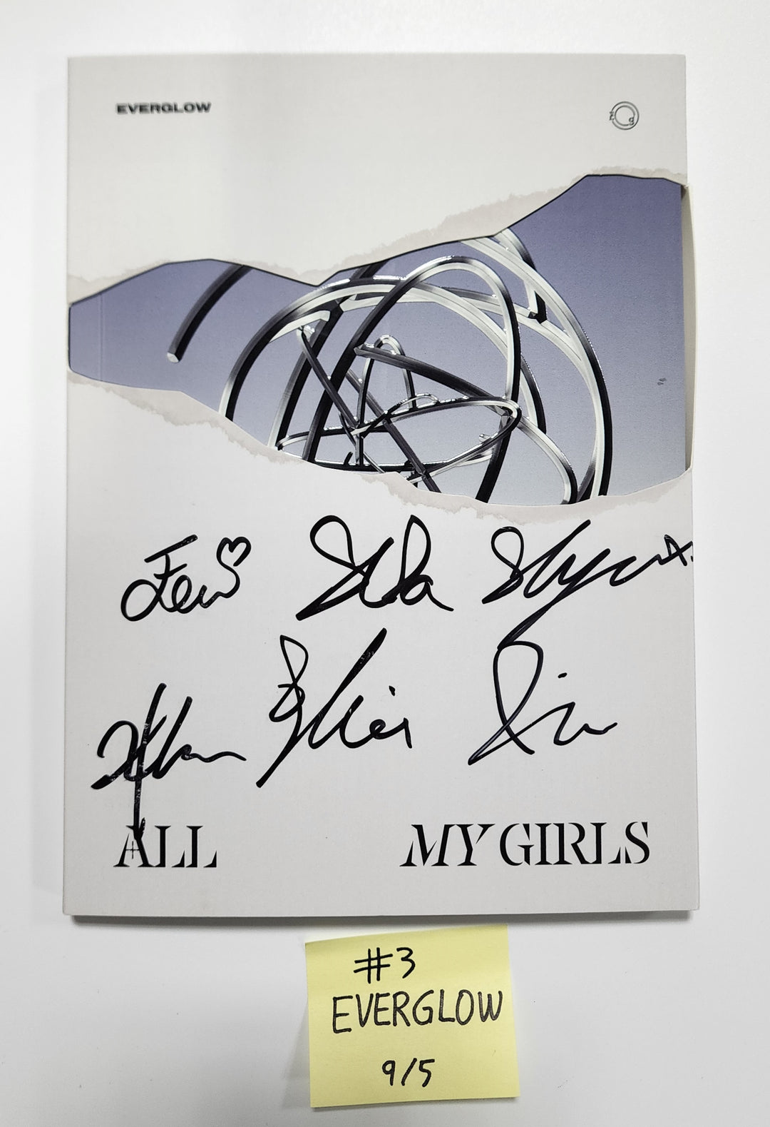Everglow "ALL MY GIRLS" - Hand Autographed(Signed) Promo Album [23.09.05] - HALLYUSUPERSTORE