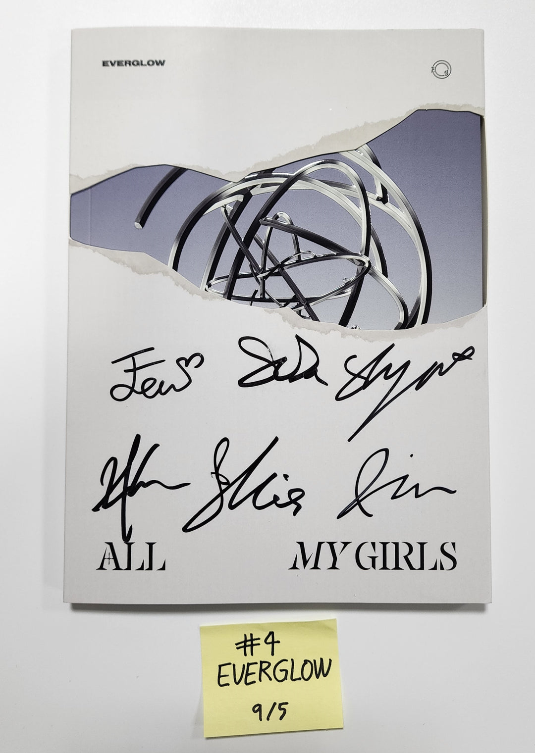 Everglow "ALL MY GIRLS" - Hand Autographed(Signed) Promo Album [23.09.05] - HALLYUSUPERSTORE