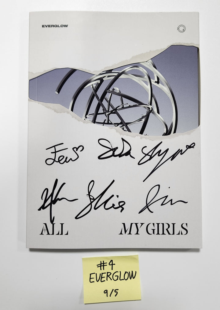 Everglow "ALL MY GIRLS" - Hand Autographed(Signed) Promo Album [23.09.05] - HALLYUSUPERSTORE