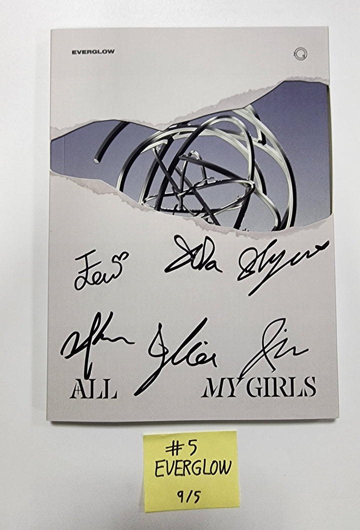 Everglow "ALL MY GIRLS" - Hand Autographed(Signed) Promo Album [23.09.05] - HALLYUSUPERSTORE