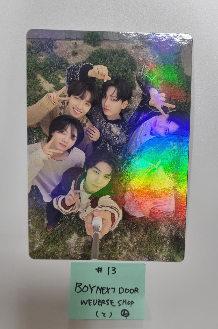 Boynextdoor  "WHY.." - Weverse Shop Pre-Order Benefit Hologram Photocard, Sticker, Stand Photo [LETTER Ver.] [23.09.06] - HALLYUSUPERSTORE