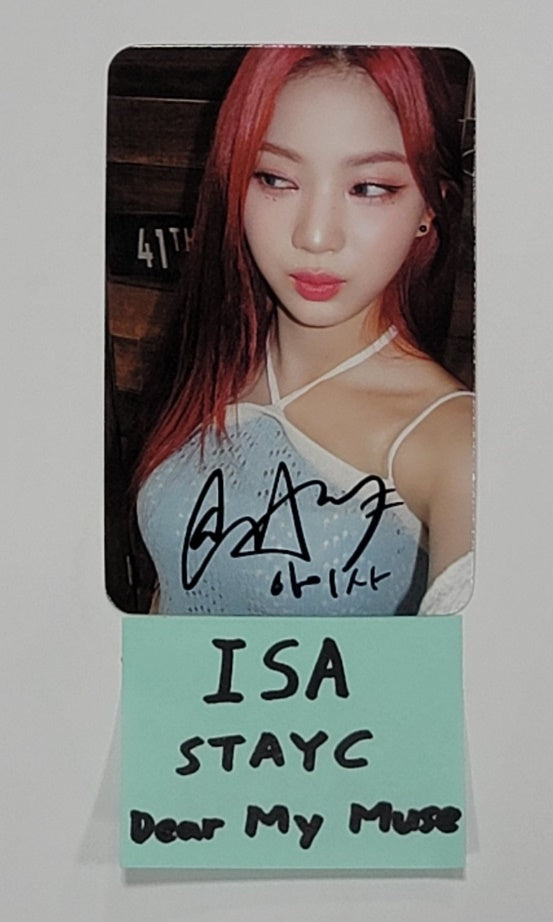 ISA (Of STAYC) "TEENFRESH" - Hand Autographed(Signed) Photocard [23.09.06] - HALLYUSUPERSTORE