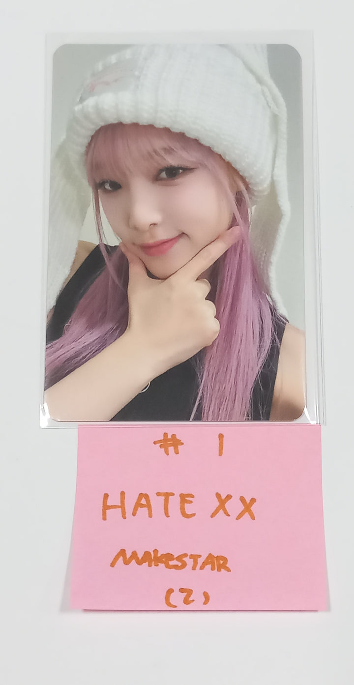Yena "HATE XX" - Makestar Fansign Event Photocard Round 2 [Poca Ver.] [23.09.07] - HALLYUSUPERSTORE