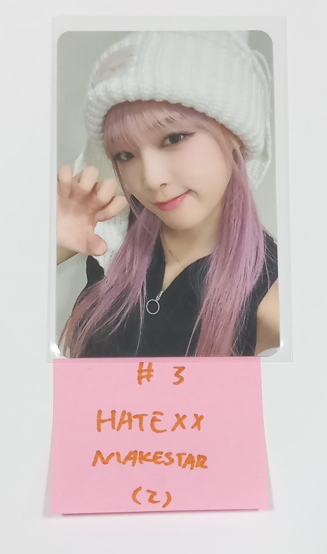 Yena "HATE XX" - Makestar Fansign Event Photocard Round 2 [Poca Ver.] [23.09.07] - HALLYUSUPERSTORE