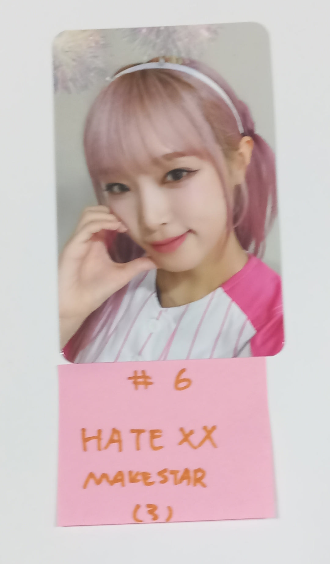 Yena "HATE XX" - Makestar Fansign Event Photocard Round 2 [Poca Ver.] [23.09.07] - HALLYUSUPERSTORE