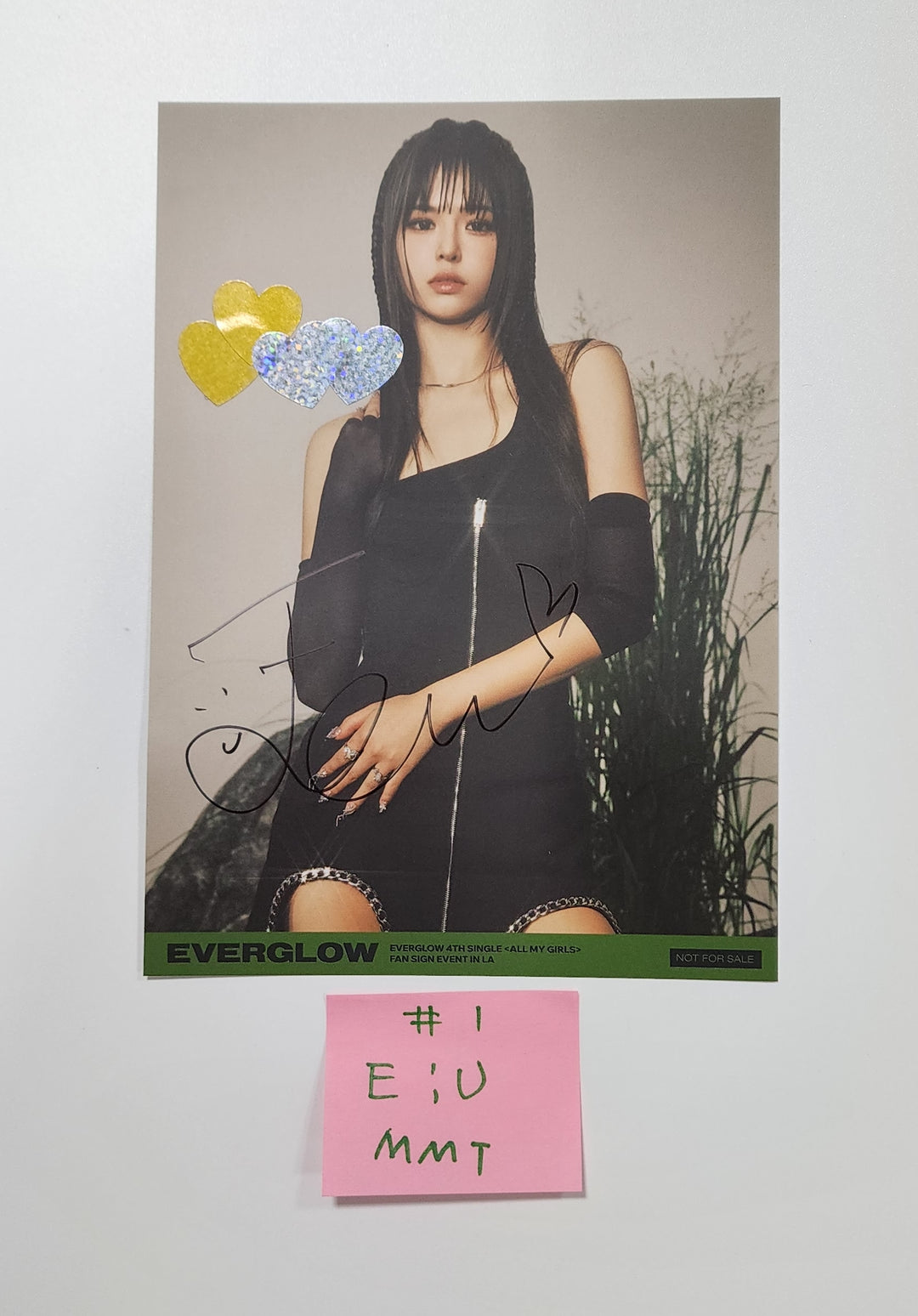 Everglow "ALL MY GIRLS" - MMT Fansign Event Hand Autographed(Signed) Postacard [23.09.07] - HALLYUSUPERSTORE