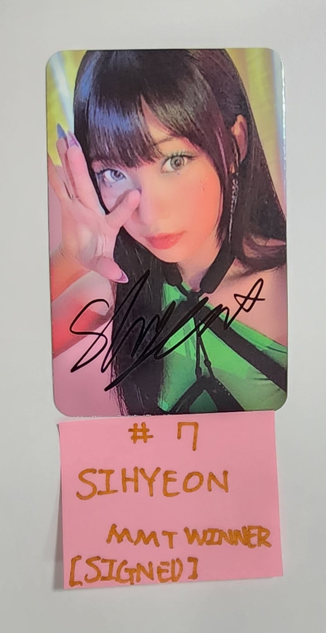 Everglow "ALL MY GIRLS" - MMT Fansign Evnet Photocard [23.09.07] - HALLYUSUPERSTORE