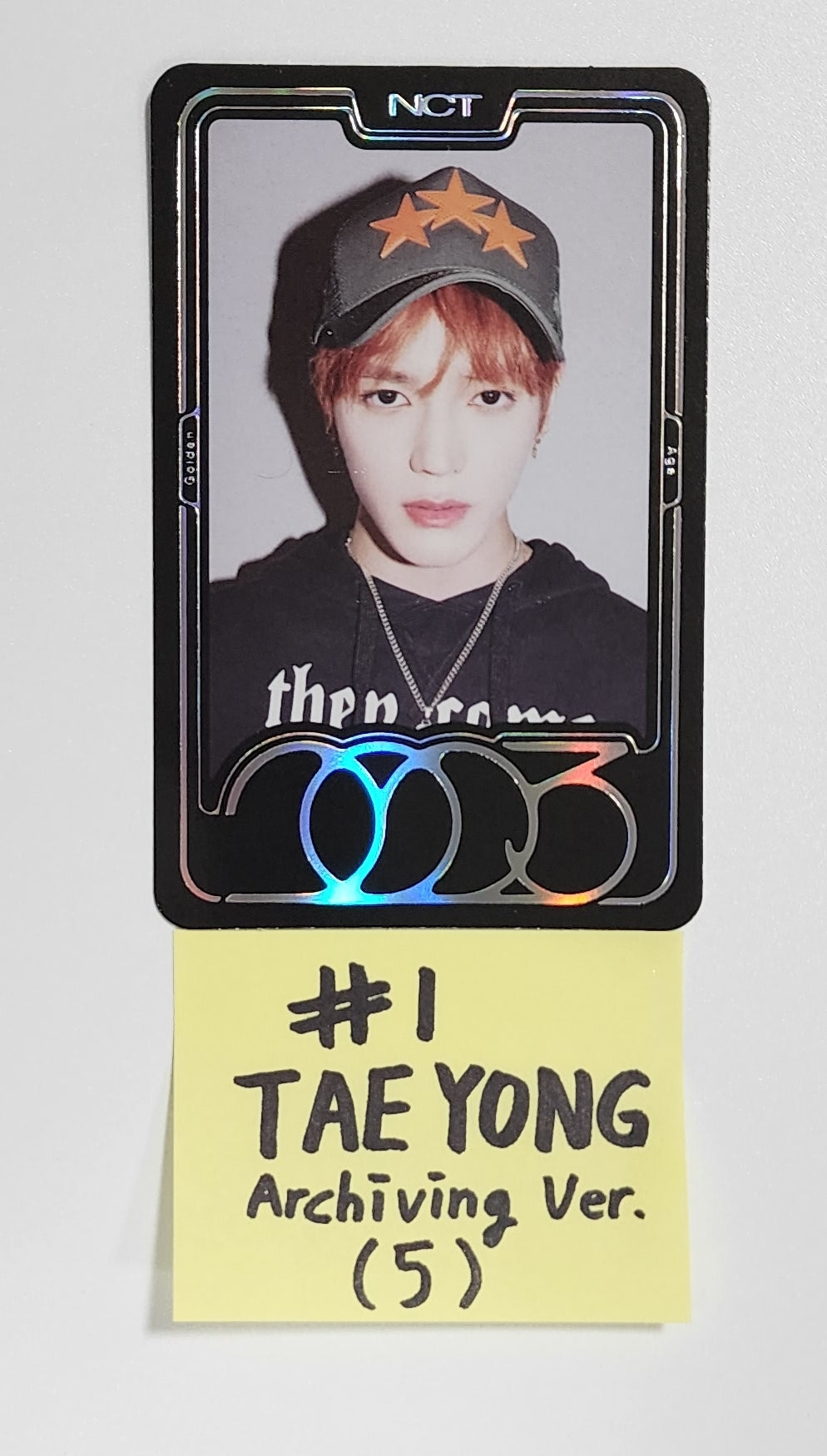 NCT "Golden Age" - Official Photocard, Polaroid [Archiving Ver] [23.09.07] - HALLYUSUPERSTORE