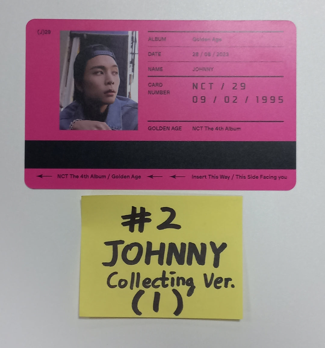 NCT "Golden Age" - Official Photocard [Collecting Ver.] [23.09.07] - HALLYUSUPERSTORE