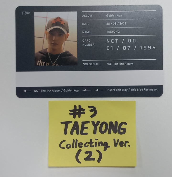 NCT "Golden Age" - Official Photocard [Collecting Ver.] [23.09.07] - HALLYUSUPERSTORE