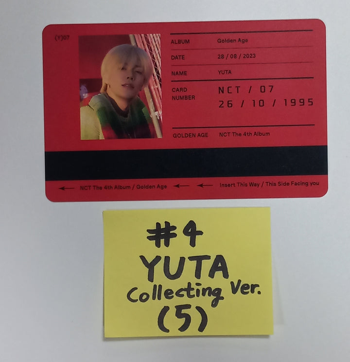 NCT "Golden Age" - Official Photocard [Collecting Ver.] [23.09.07] - HALLYUSUPERSTORE