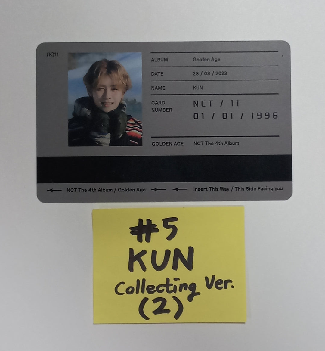 NCT "Golden Age" - Official Photocard [Collecting Ver.] [23.09.07] - HALLYUSUPERSTORE