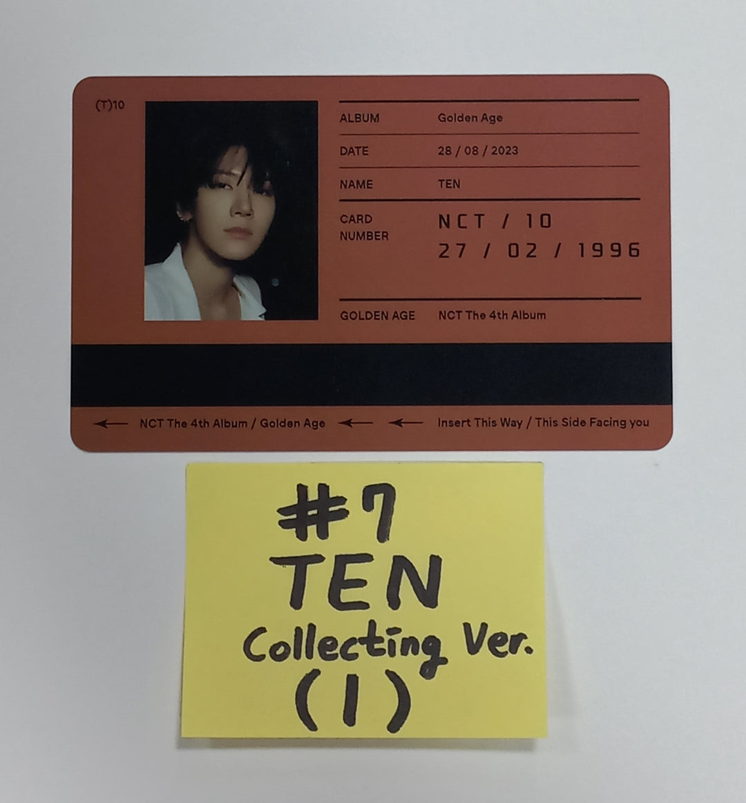 NCT "Golden Age" - Official Photocard [Collecting Ver.] [23.09.07] - HALLYUSUPERSTORE