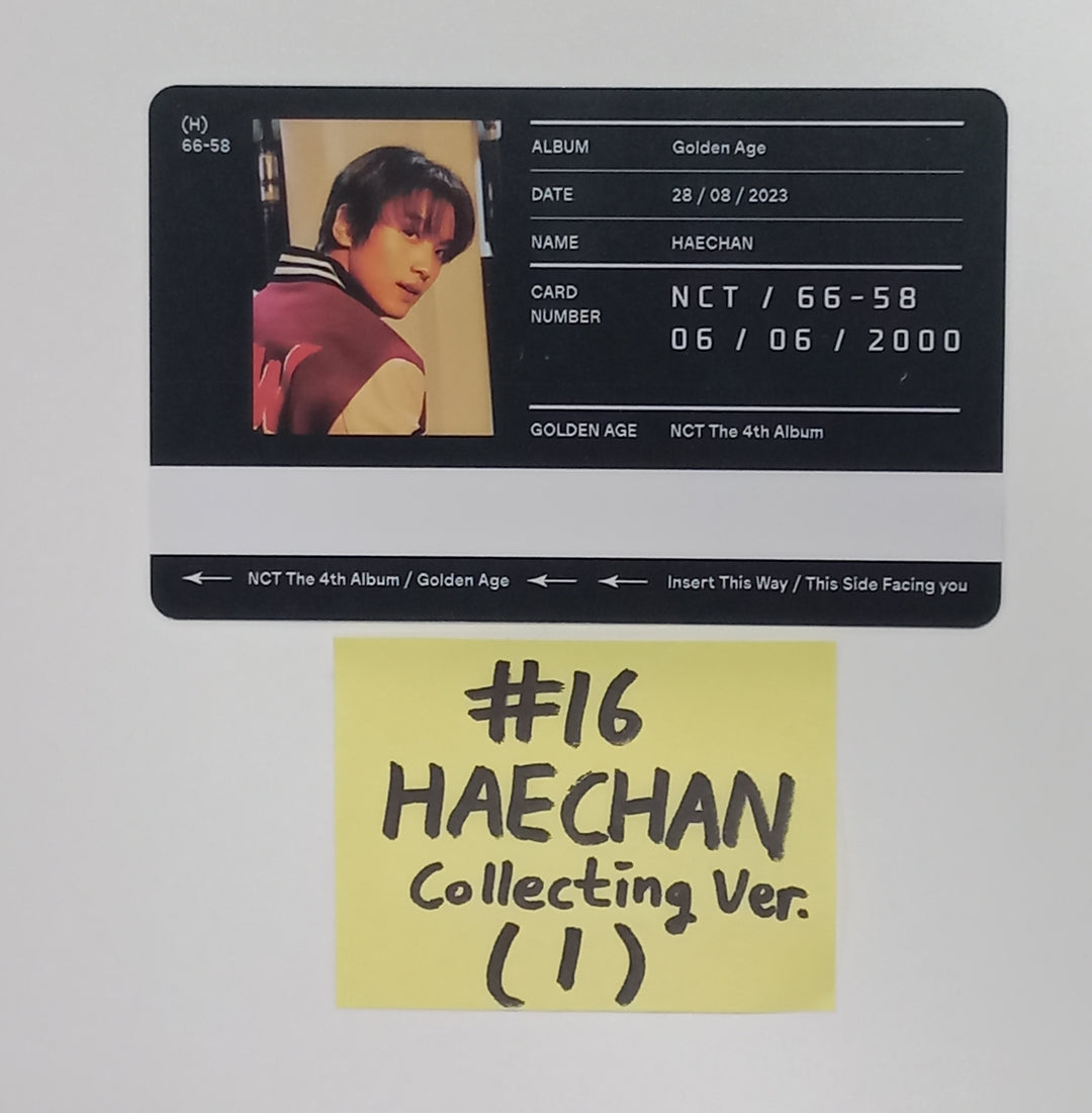 NCT "Golden Age" - Official Photocard [Collecting Ver.] [23.09.07] - HALLYUSUPERSTORE