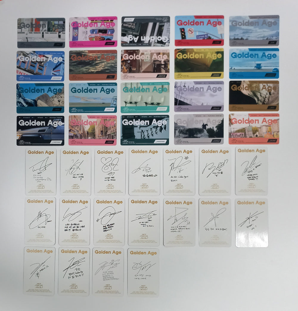 NCT "Golden Age" - Official Photocard [Collecting Ver.] [23.09.07] - HALLYUSUPERSTORE