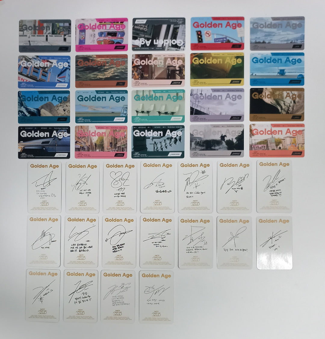 NCT "Golden Age" - Official Photocard [Collecting Ver.] [23.09.07] - HALLYUSUPERSTORE
