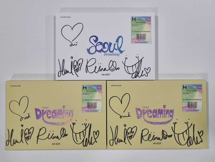 H1-KEY "Seoul Dreaming" - Hand Autographed(Signed) Promo Album [23.09.08] - HALLYUSUPERSTORE