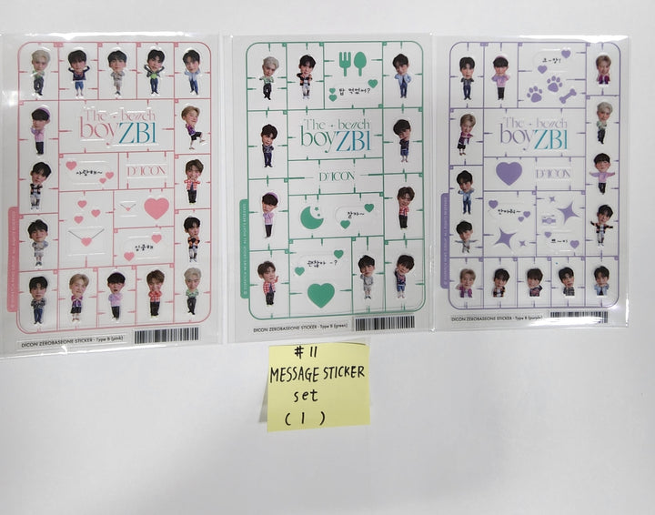 ZEROBASEONE (ZB1) ‘The Beach Boy ZB1’ - DICON Pop-Up Official MD [Postcard, Message Sticker] [23.09.08] - HALLYUSUPERSTORE
