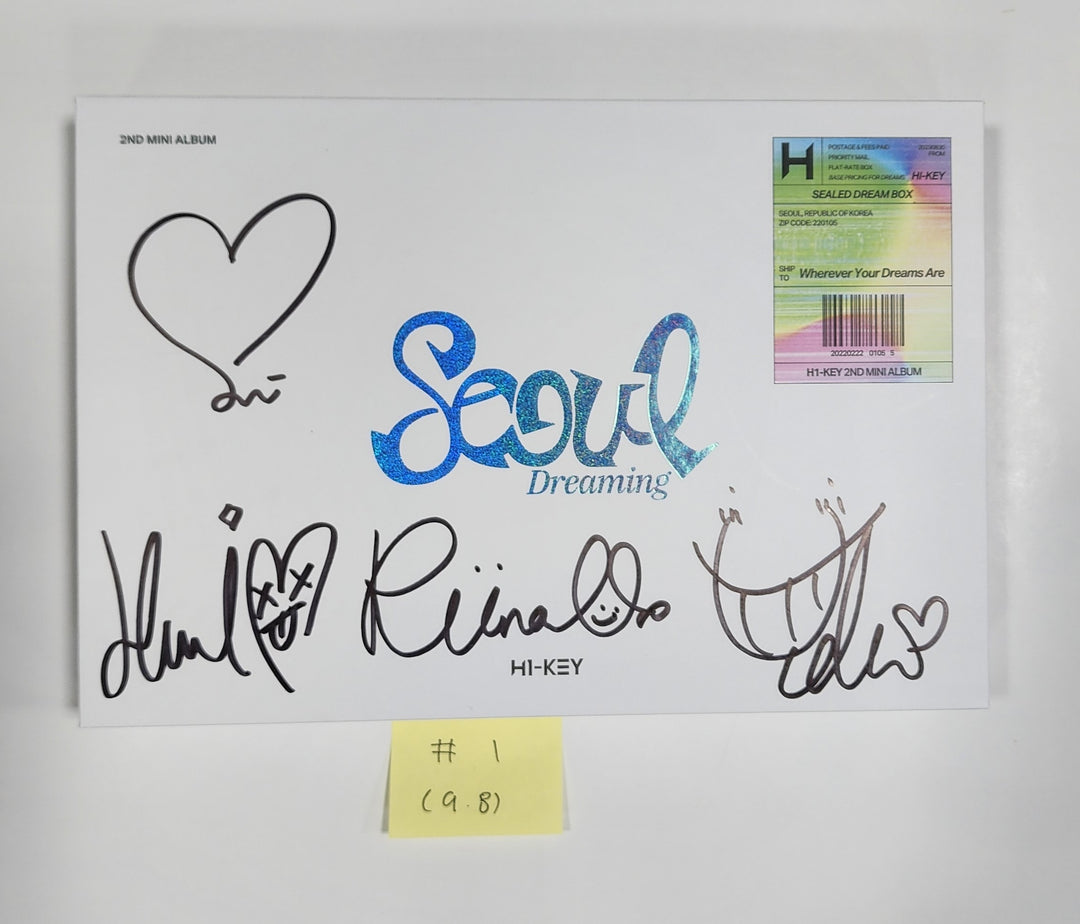 H1-KEY "Seoul Dreaming" - Hand Autographed(Signed) Promo Album [23.09.08] - HALLYUSUPERSTORE