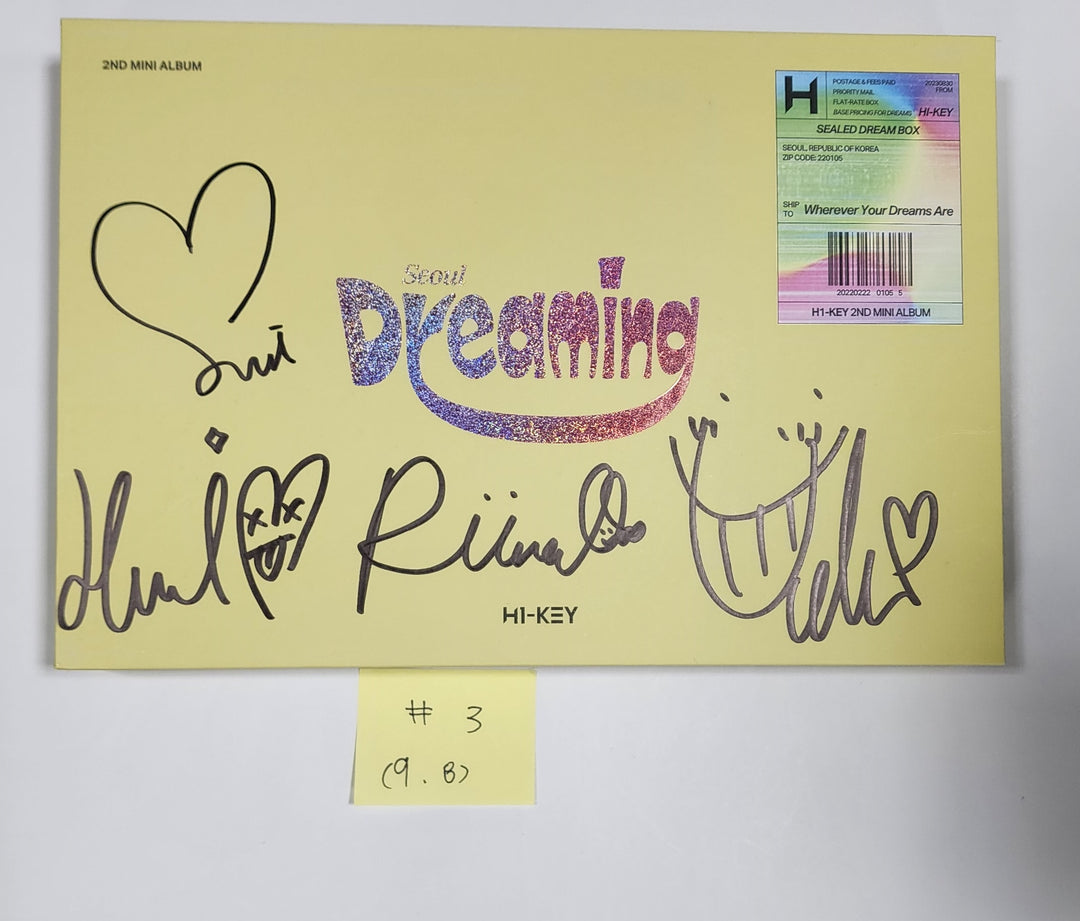 H1-KEY "Seoul Dreaming" - Hand Autographed(Signed) Promo Album [23.09.08] - HALLYUSUPERSTORE