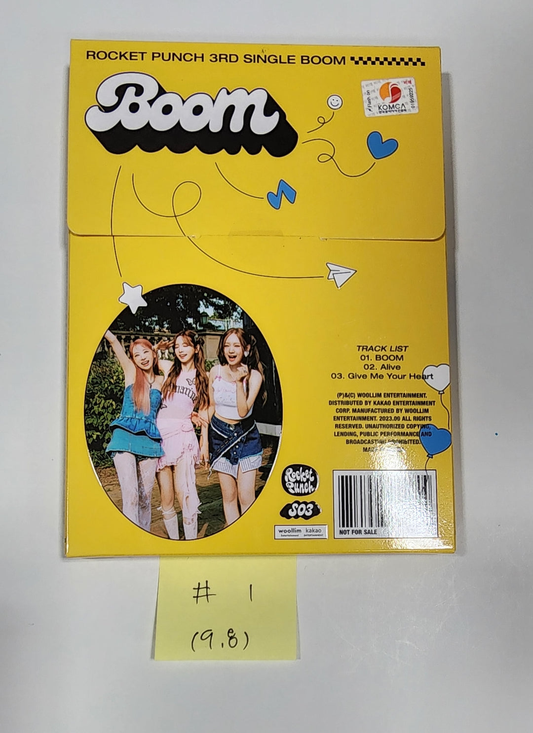 Rocket Punch "BOOM" - Hand Autographed(Signed) Promo Album [23.09.08] - HALLYUSUPERSTORE