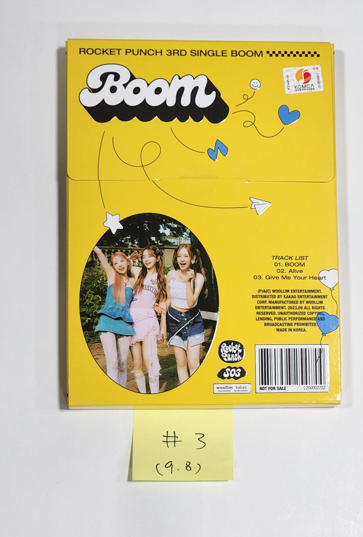 Rocket Punch "BOOM" - Hand Autographed(Signed) Promo Album [23.09.08] - HALLYUSUPERSTORE