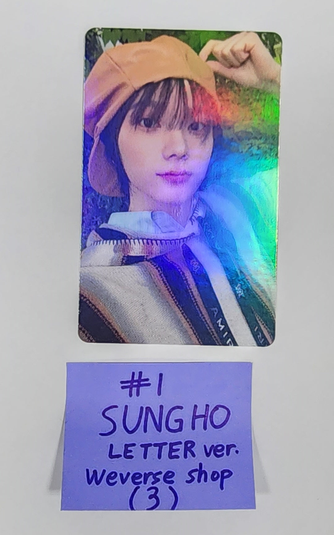 Boynextdoor  "WHY.." - Weverse Shop Fansign Event Hologram Photocard [Letter Ver] [23.09.08] - HALLYUSUPERSTORE