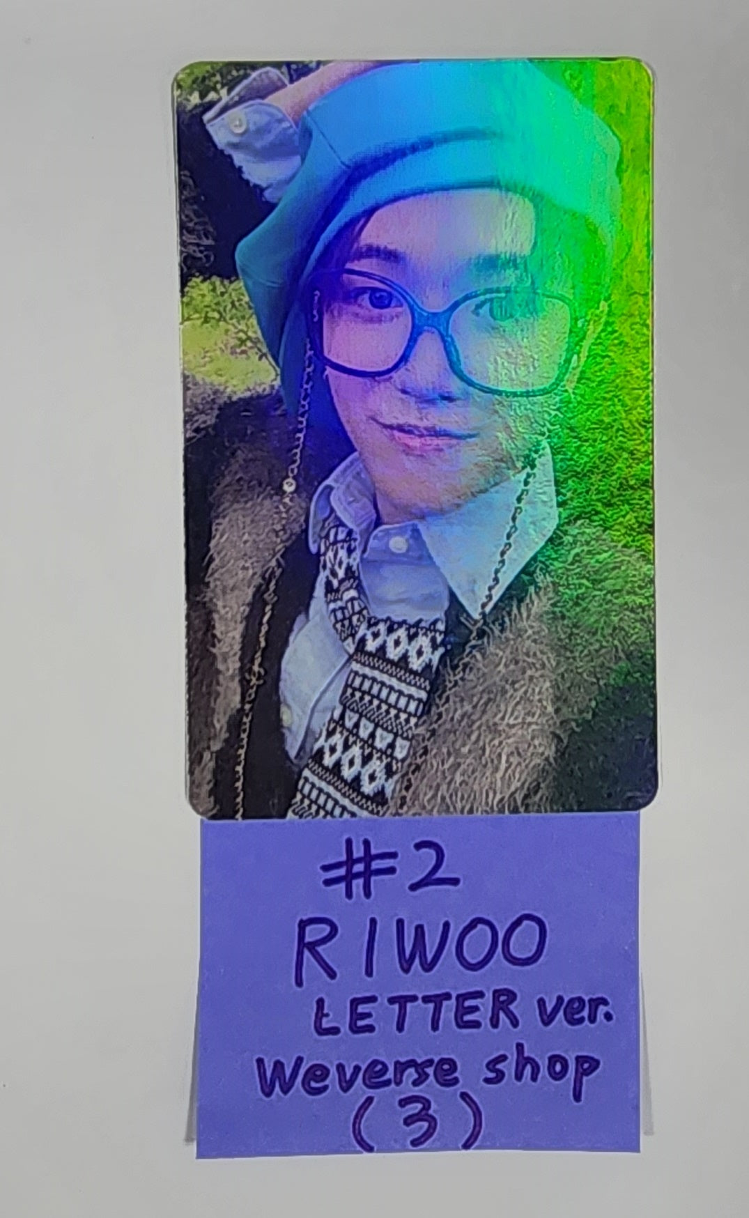 Boynextdoor  "WHY.." - Weverse Shop Fansign Event Hologram Photocard [Letter Ver] [23.09.08] - HALLYUSUPERSTORE
