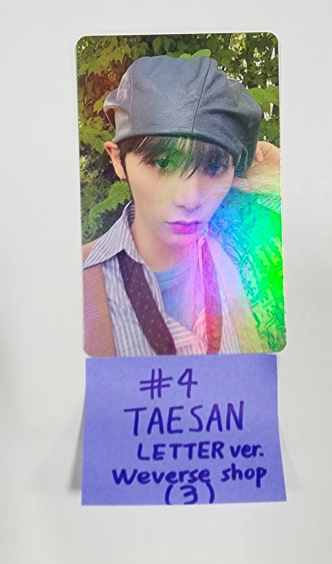 Boynextdoor  "WHY.." - Weverse Shop Fansign Event Hologram Photocard [Letter Ver] [23.09.08] - HALLYUSUPERSTORE