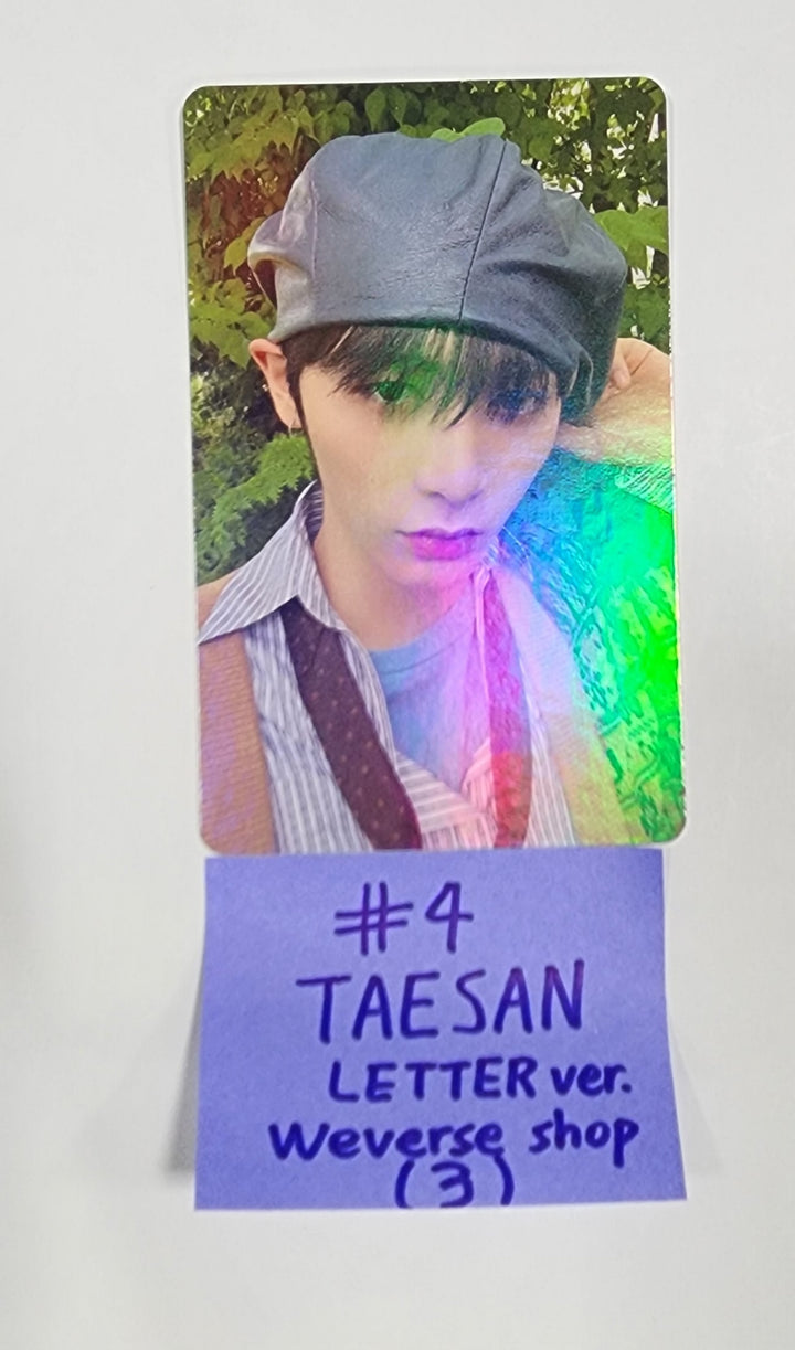 Boynextdoor  "WHY.." - Weverse Shop Fansign Event Hologram Photocard [Letter Ver] [23.09.08] - HALLYUSUPERSTORE