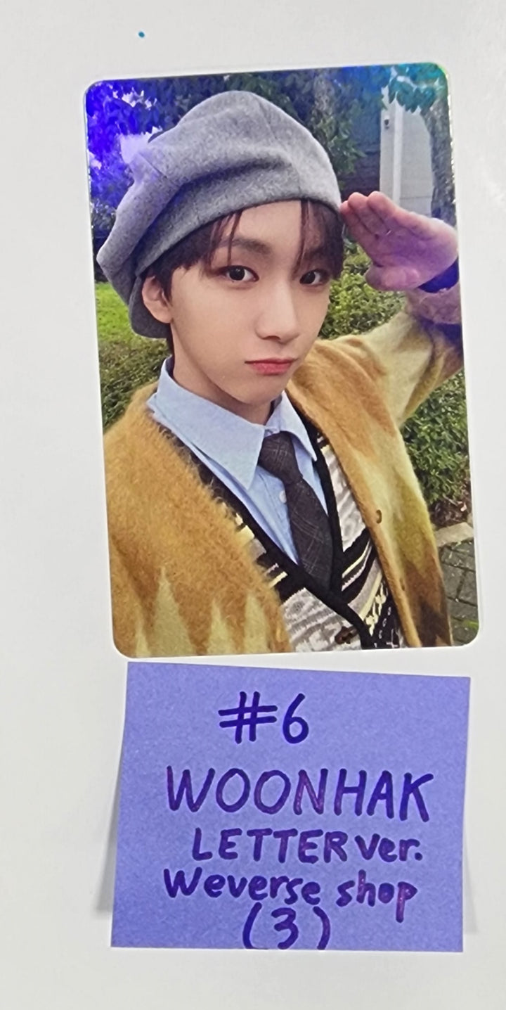 Boynextdoor  "WHY.." - Weverse Shop Fansign Event Hologram Photocard [Letter Ver] [23.09.08] - HALLYUSUPERSTORE