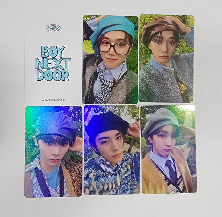 Boynextdoor  "WHY.." - Weverse Shop Fansign Event Hologram Photocard [Letter Ver] [23.09.08] - HALLYUSUPERSTORE