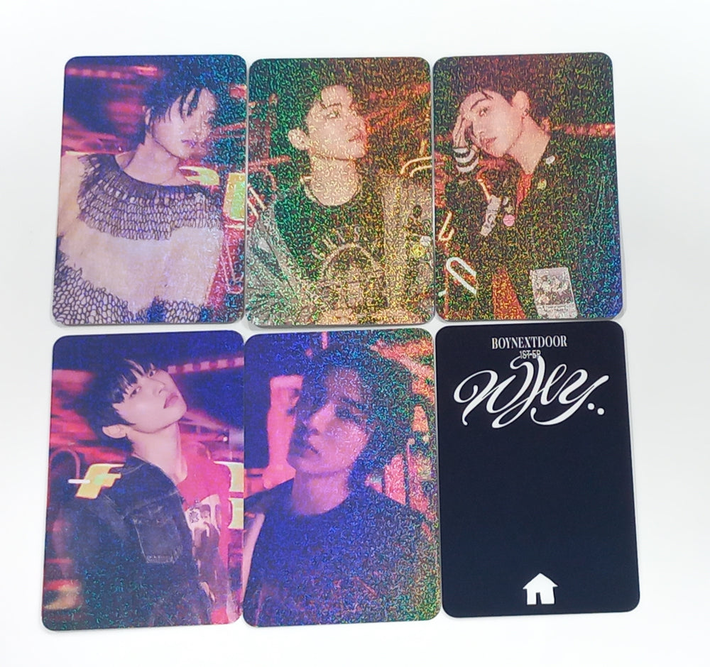 Boynextdoor  "WHY.." - Music Plant Pre-Order Benefit Glitter Photocard [23.09.11] - HALLYUSUPERSTORE