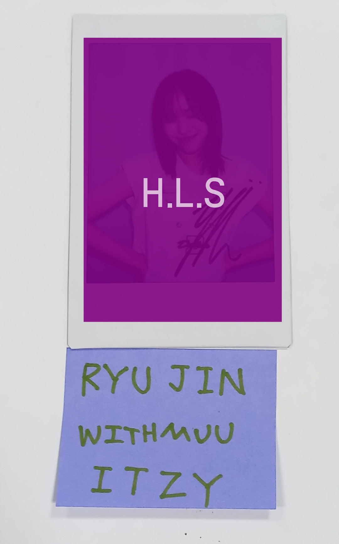 RJ (Of ITZY) 'KILL MY DOUBT'  - Hand Autographed(Signed) Polaroid [23.09.12] - HALLYUSUPERSTORE