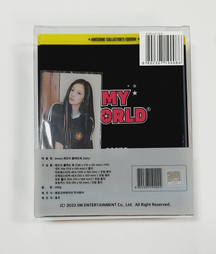 Aespa - MEMORY COLLECT BOOK "My World" (Choose Member) - HALLYUSUPERSTORE