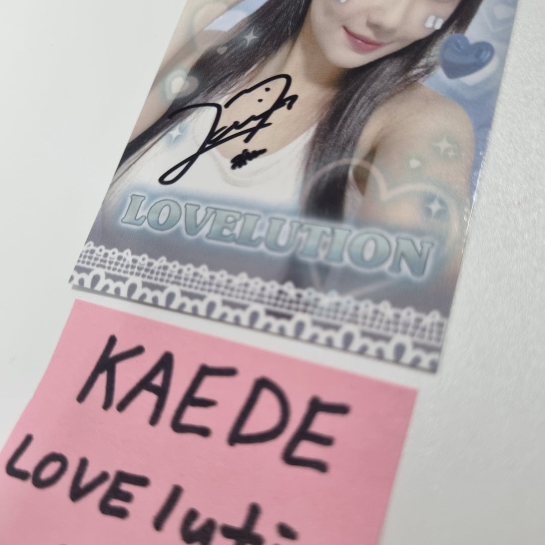 KAEDE (Of TripleS) "LOVElution : MUHAN" - Hand Autographed(Signed) Photocard [23.09.13] - HALLYUSUPERSTORE