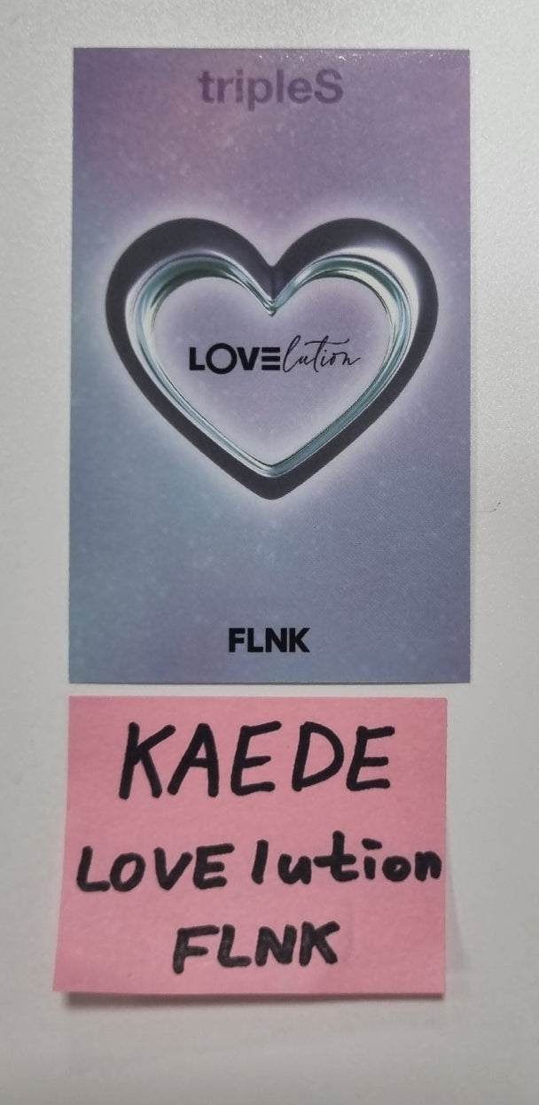 KAEDE (Of TripleS) "LOVElution : MUHAN" - Hand Autographed(Signed) Photocard [23.09.13] - HALLYUSUPERSTORE