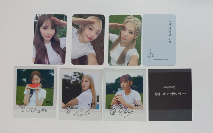 Cignature "Us in the Summer" - Official Photocard, Polaroid [23.09.13] - HALLYUSUPERSTORE