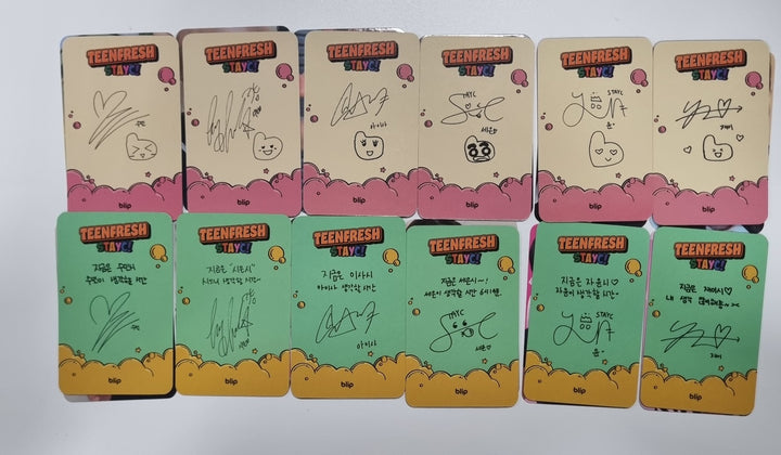 STAYC "TEENFRESH" - BLIP Fansign Event Photocard [Digipack Ver] [23.09.14] - HALLYUSUPERSTORE